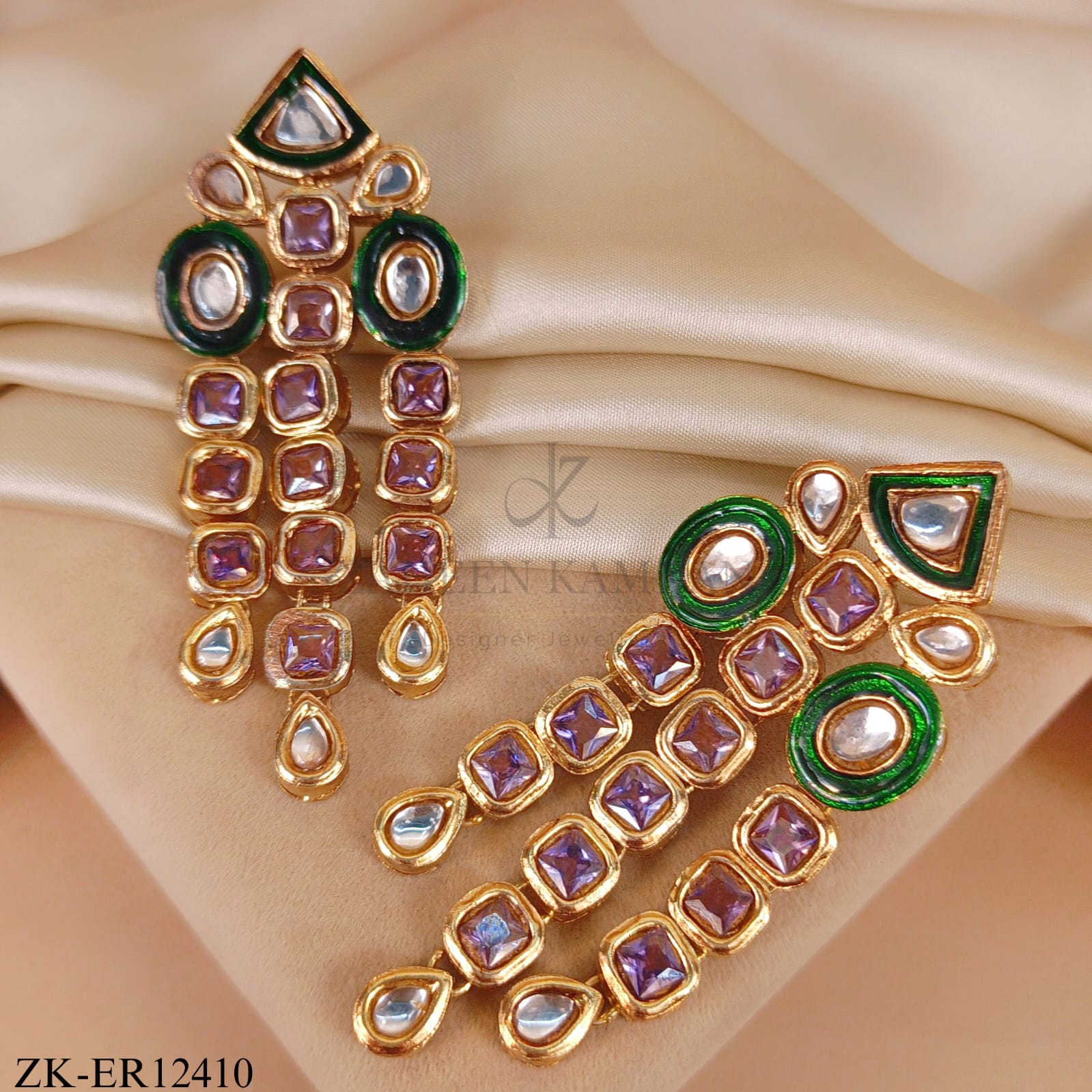 PINK ZIRCONIA EARRINGS