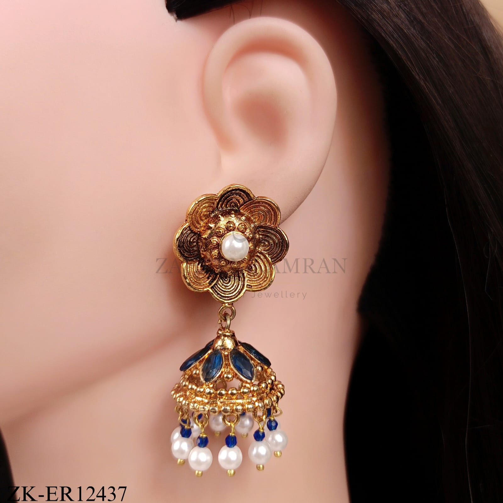 FLORENCE EARRINGS WITH SAPPHIRE