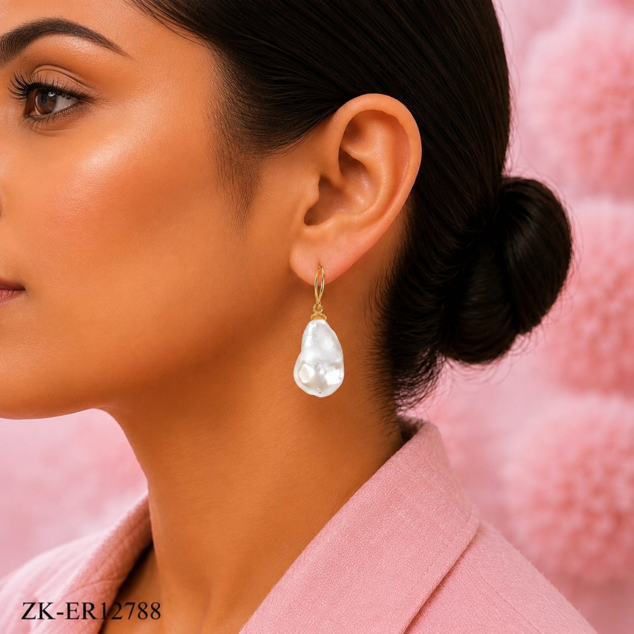 GOLDEN SOFT WHITE OPAL EARRINGS