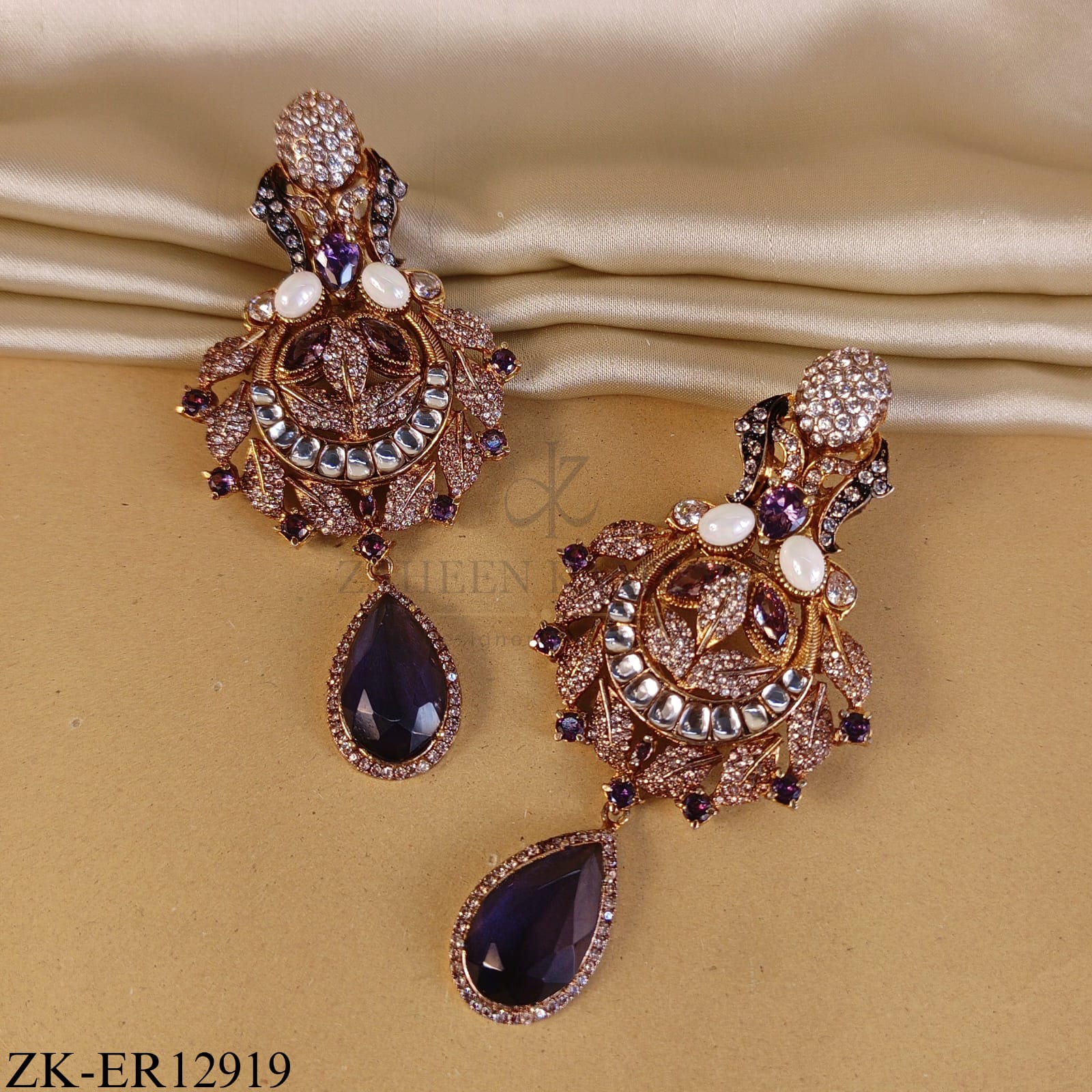 AMETHYST DROP EARRINGS
