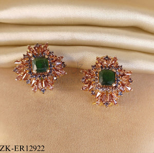 EMERALD CHAMPAGNE EARRINGS