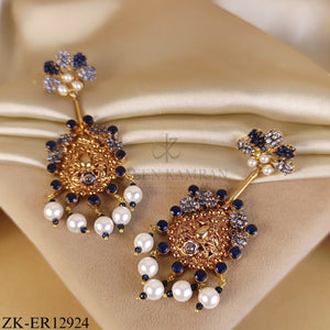 SAPPHIRE PEARLS EARRINGS