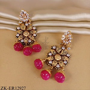 PINK DROP EARRINGS