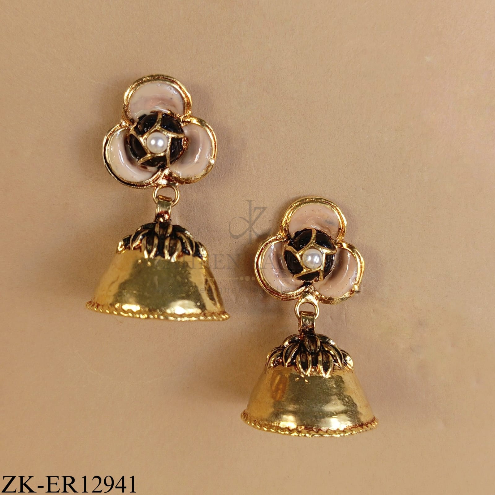 FLORAL BELL EARRINGS