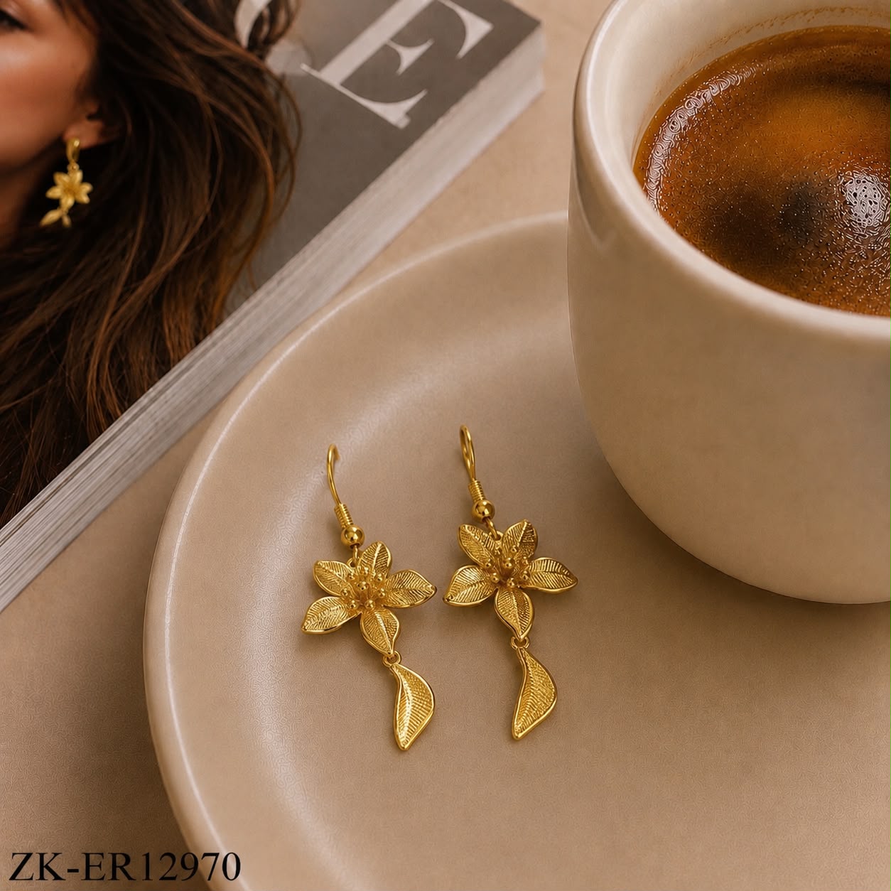 FLORA DROP EARRINGS