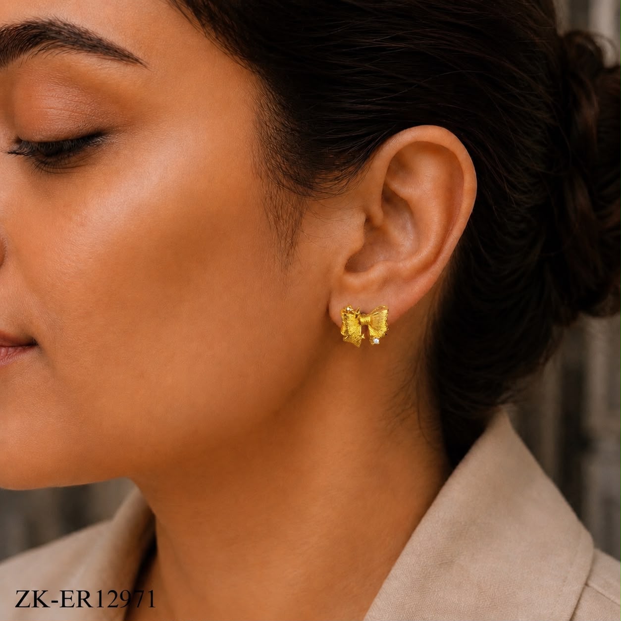 TINY BOW EARRINGS