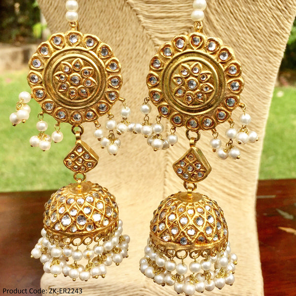 Kundan Zircons Jhumki!