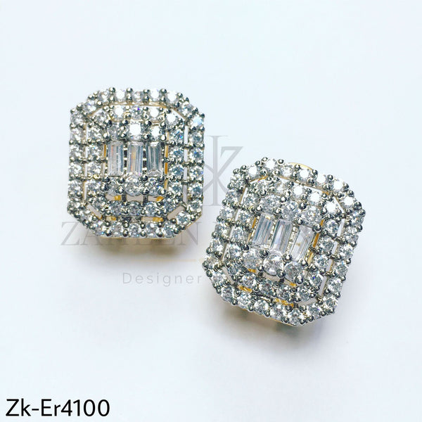 Stunning zirconium studs.