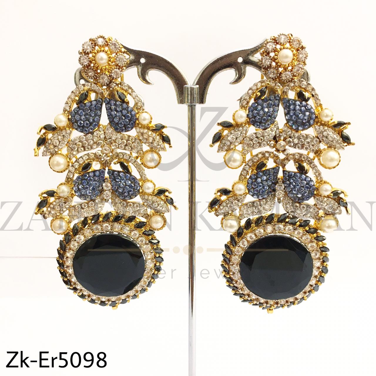 Agate tanzanite Danglers