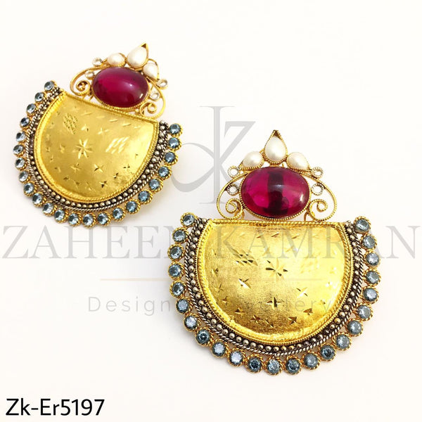 Traditional Ruby Earrings