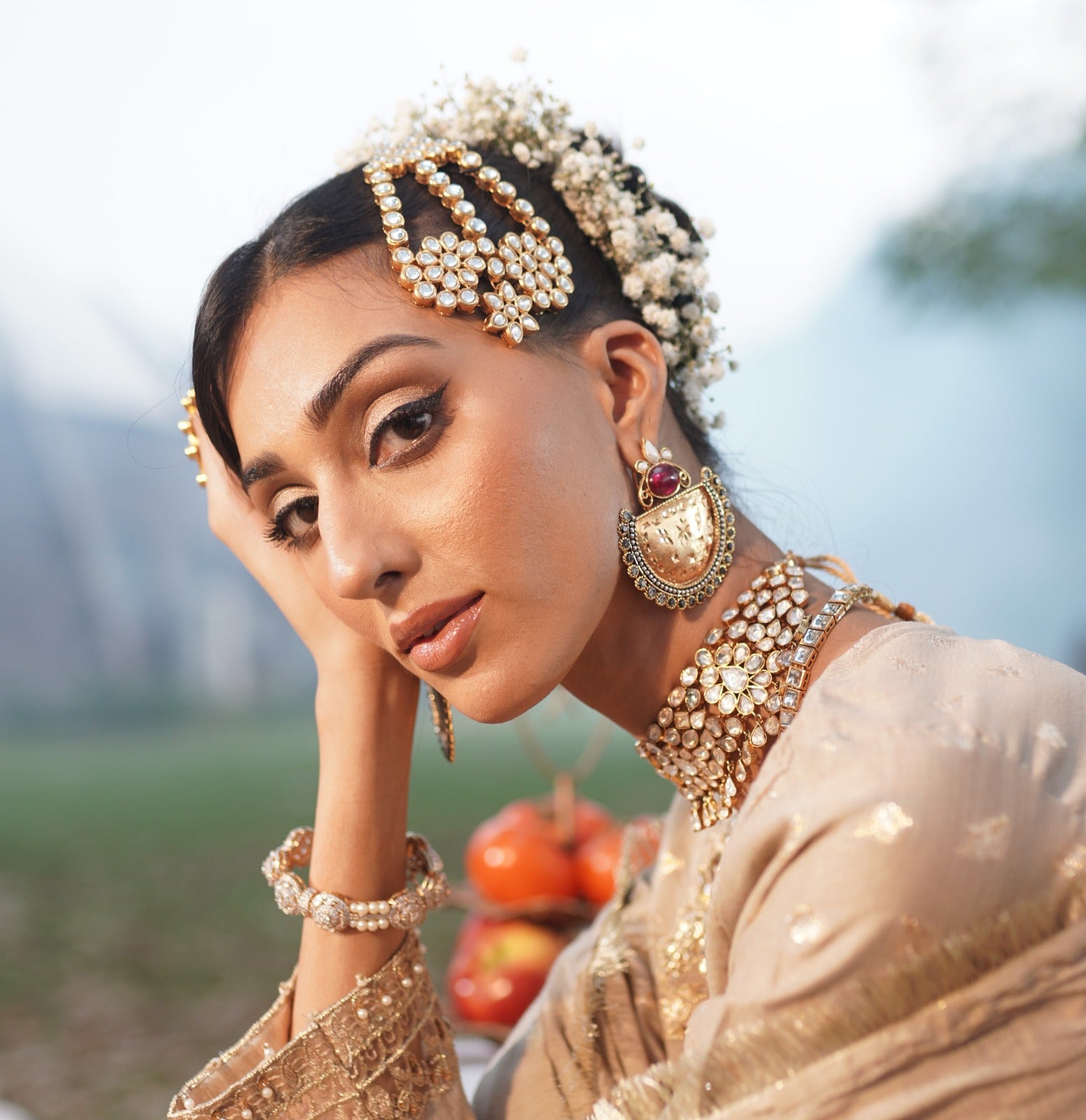 Traditional Ruby Earrings