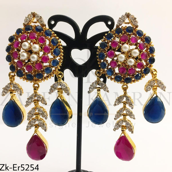 Sapphire Ruby Earrings