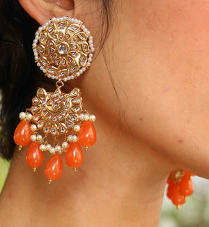 Solid kundan Danglers