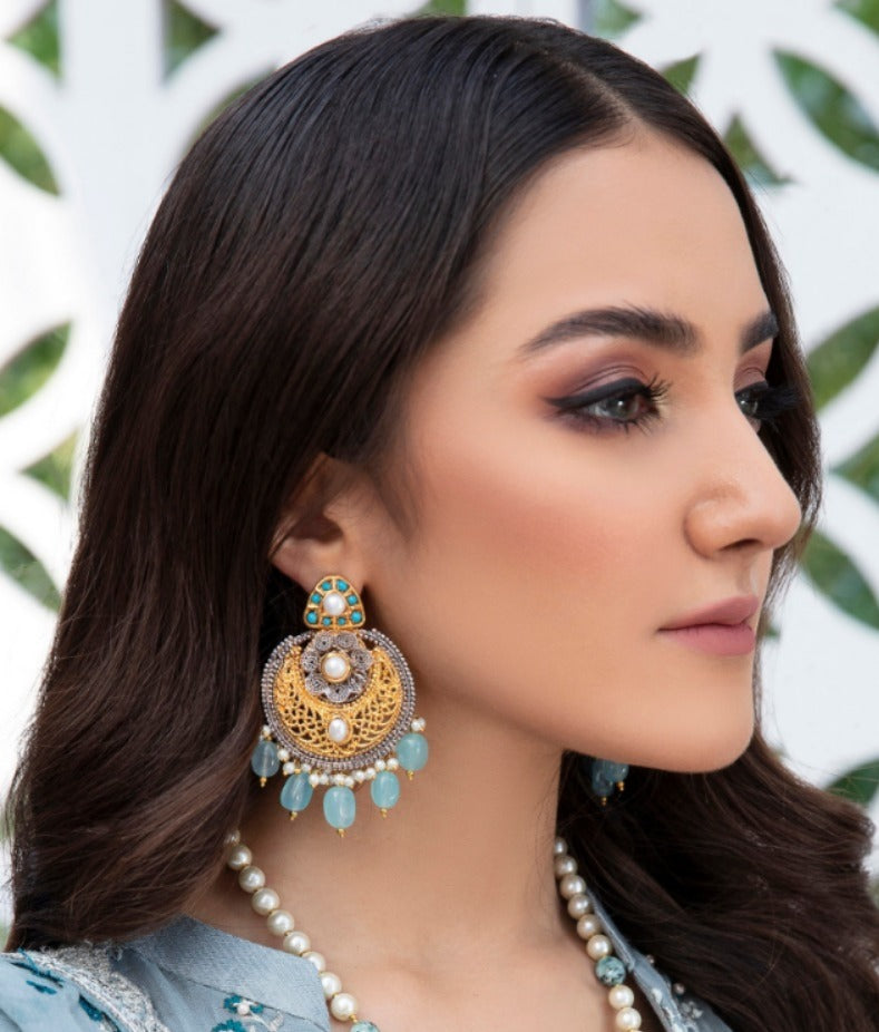 Feroza antique earrings