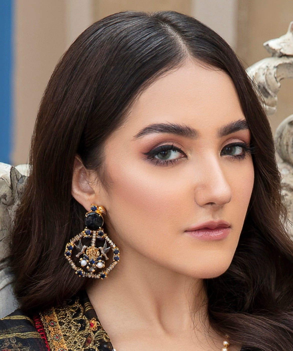 Sapphire earrings