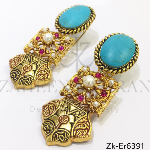 Antique feroza earrings