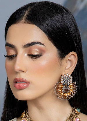 Floral earrings