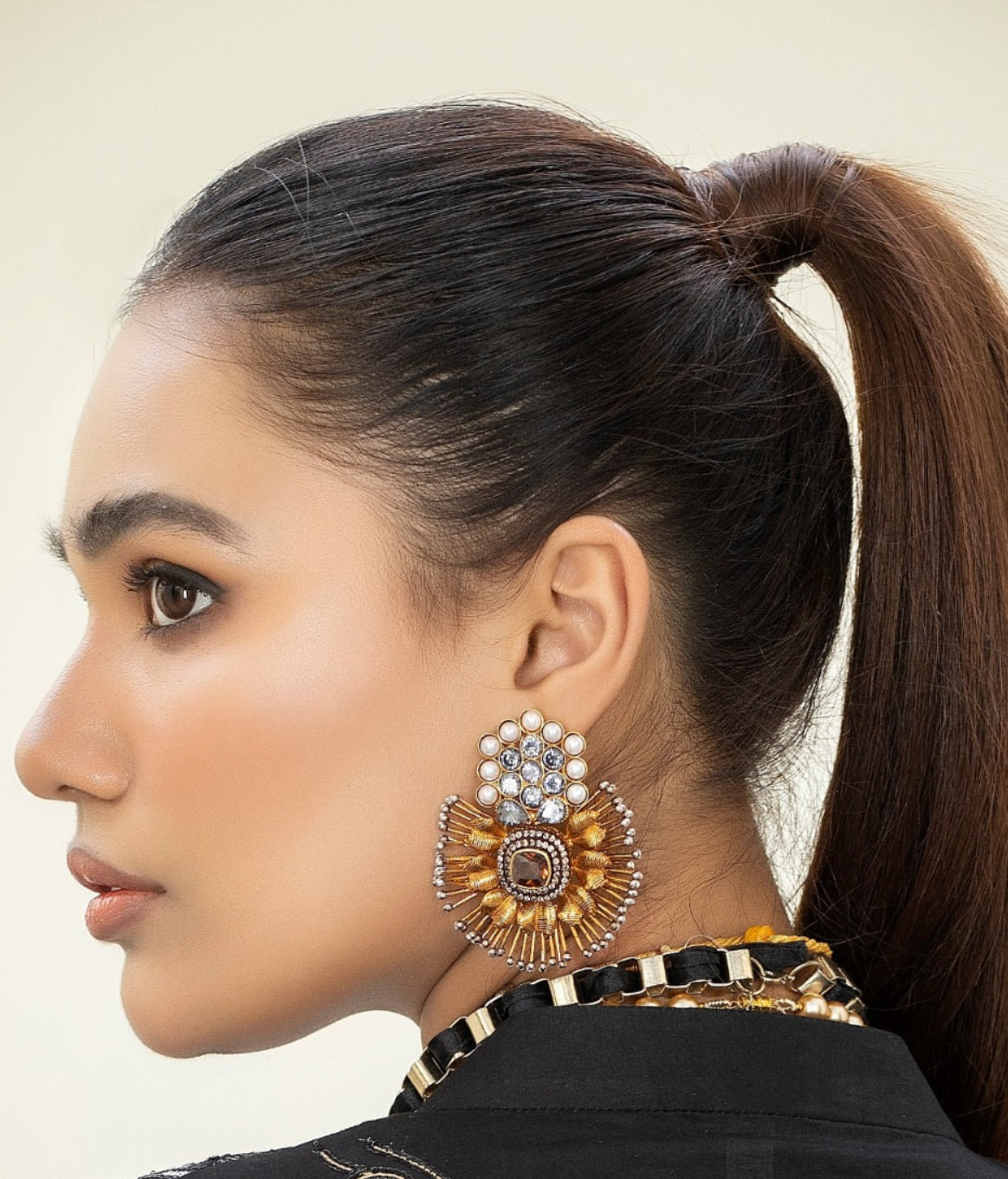 Floral earrings