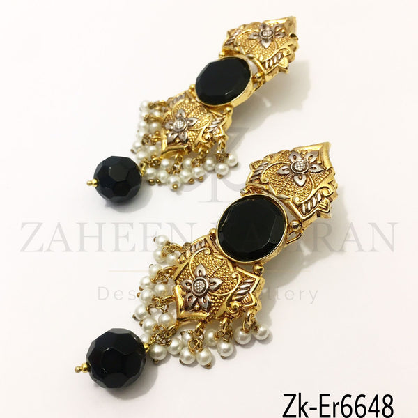 Textured Madrasi Earrings