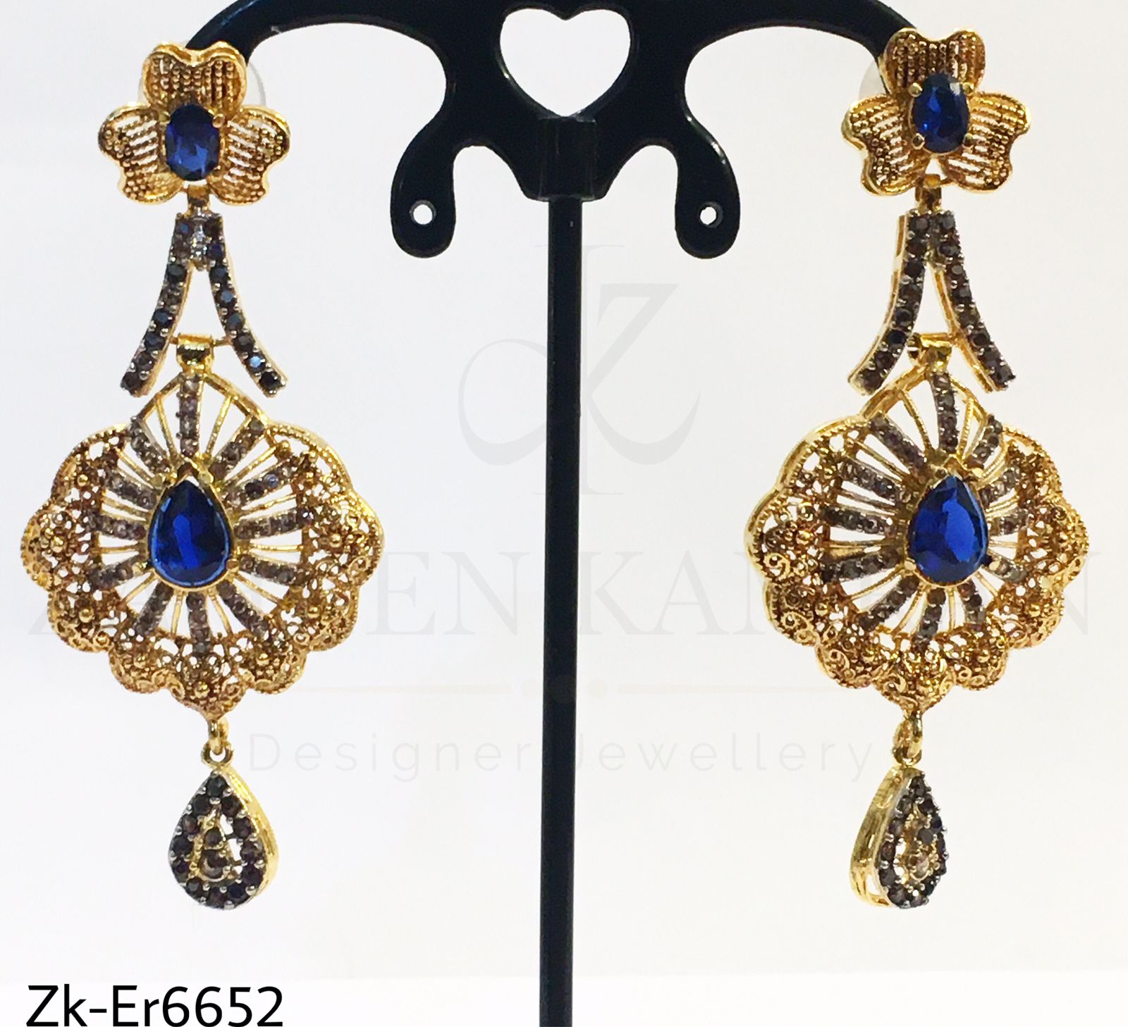 Sapphire Danglers