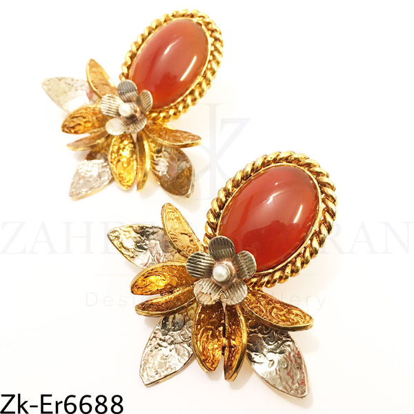 Antique Aqeeq Earrings