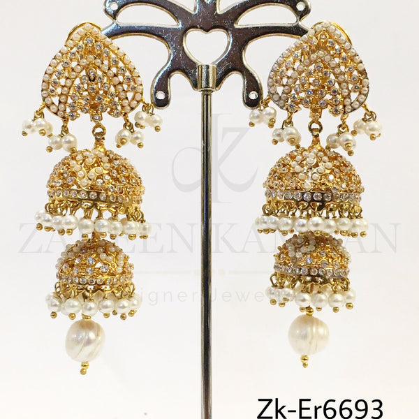 Zirconian Jhumkis