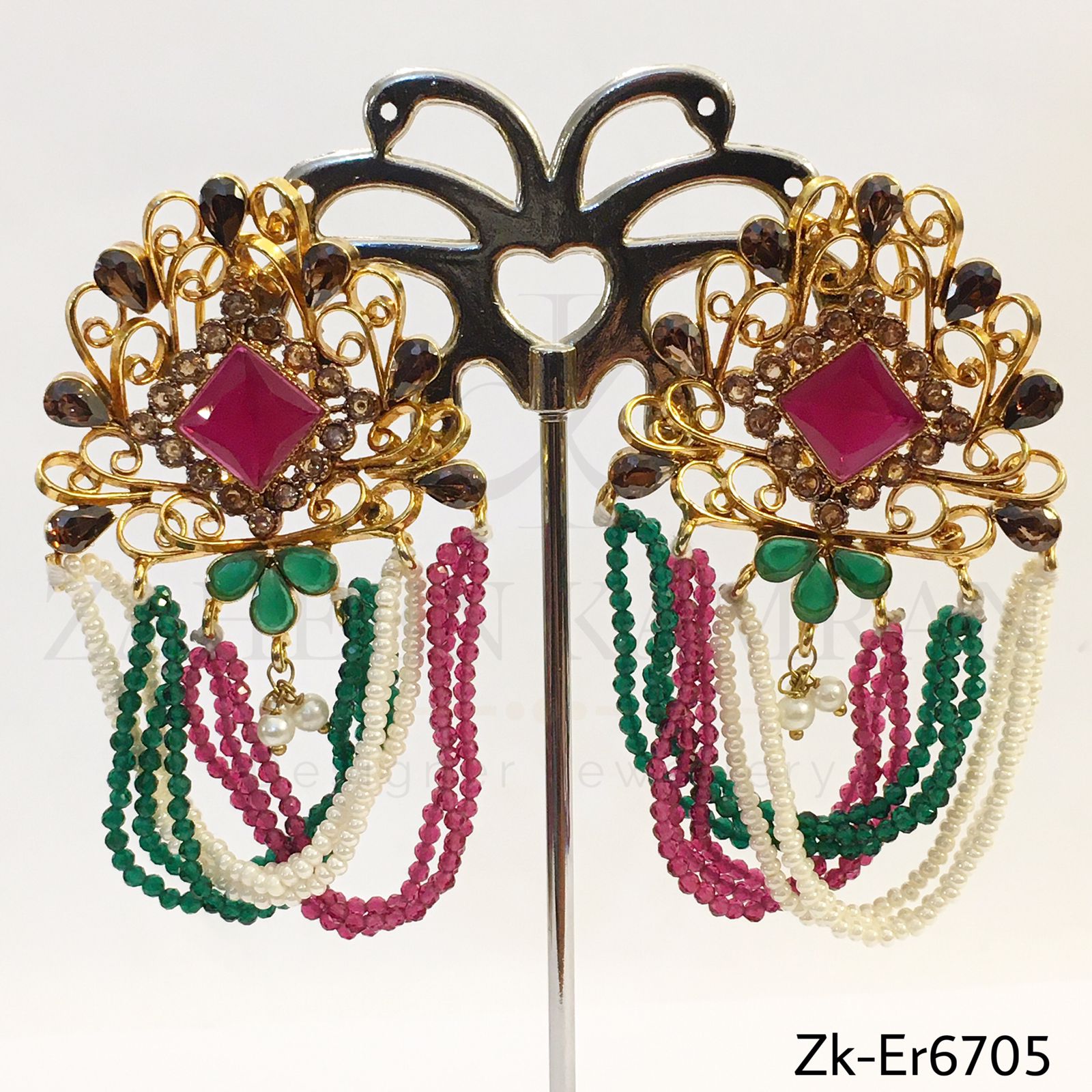 Handwoven earrings