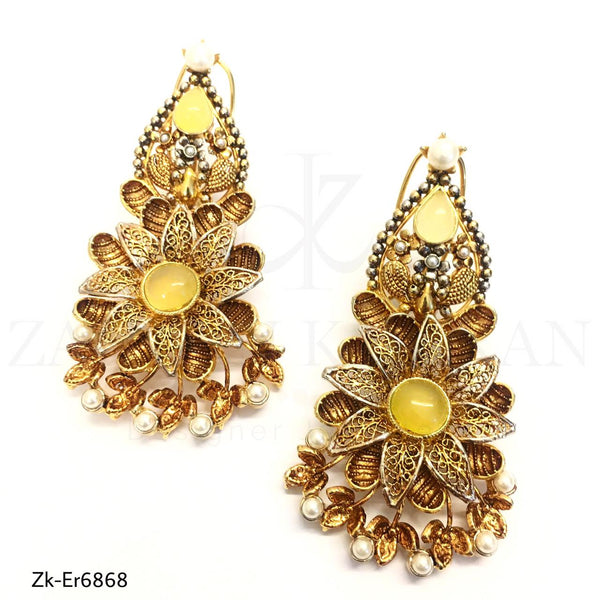 Yellow Earrings