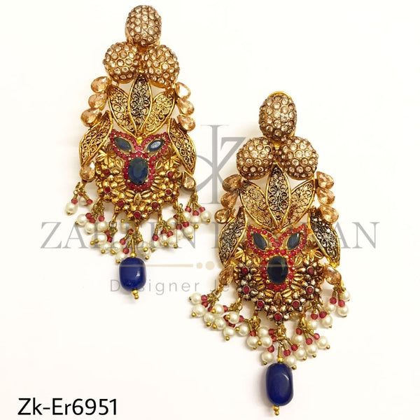 Golden Antique Earrings