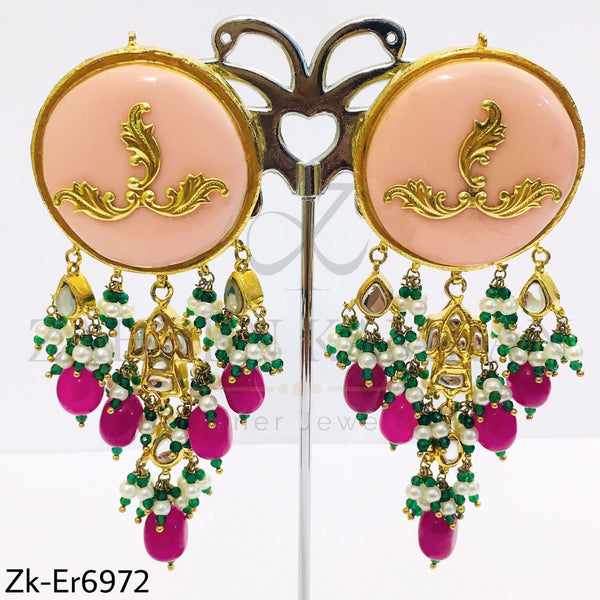 Kundan Hanging Earrings