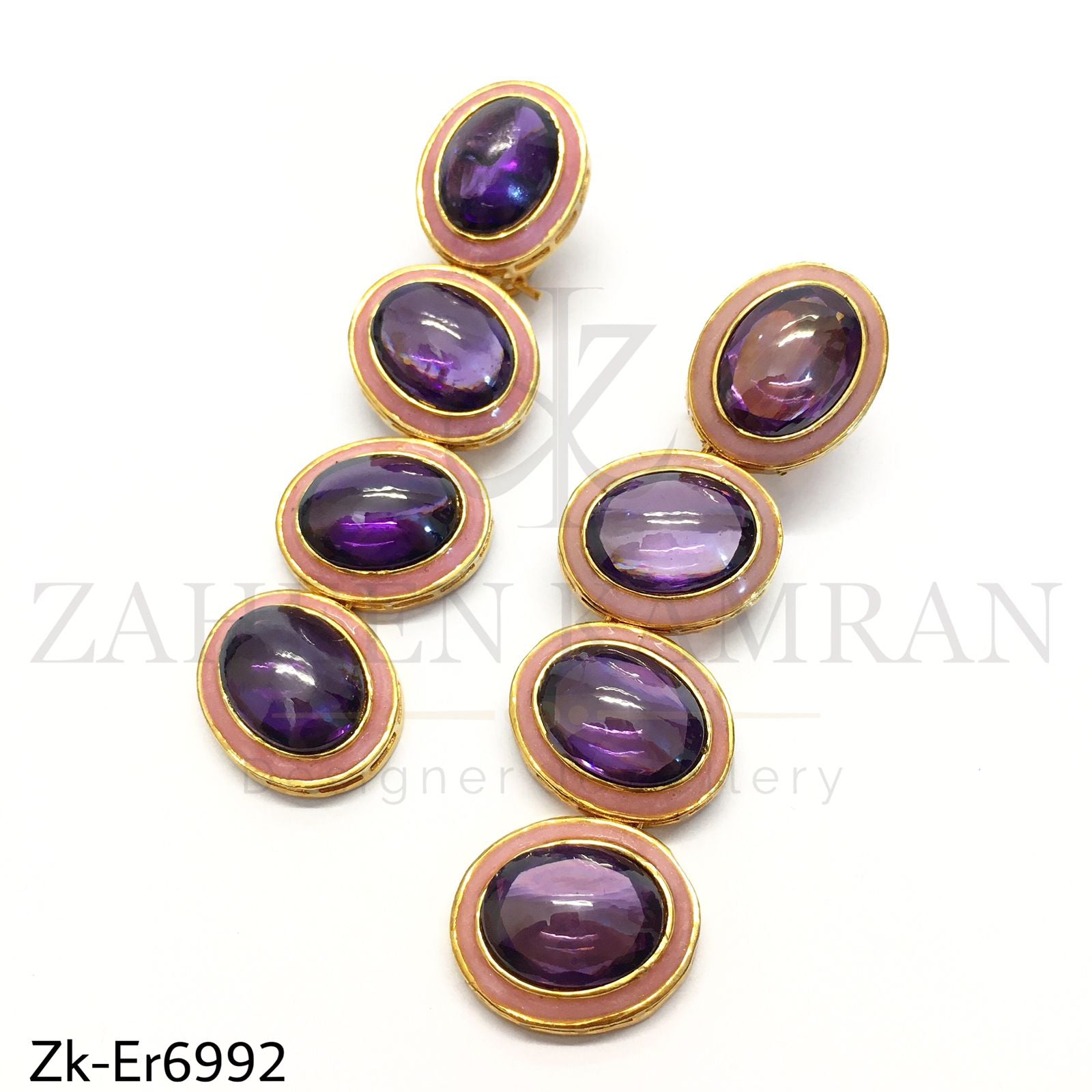 Amethyst earrings