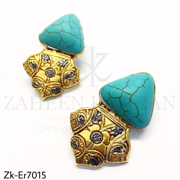 Egyptian Feroza Earrings