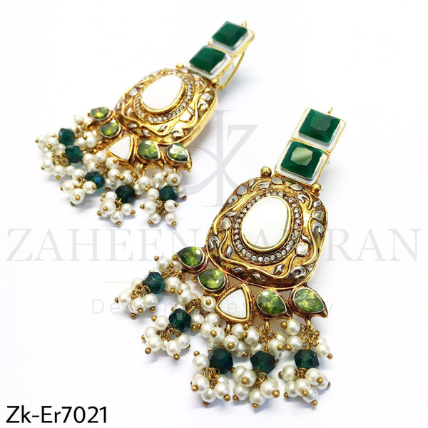 Olive Traditional Earrings