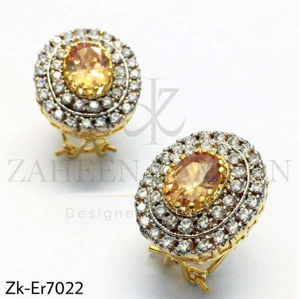 Champagne Zirconian Studs