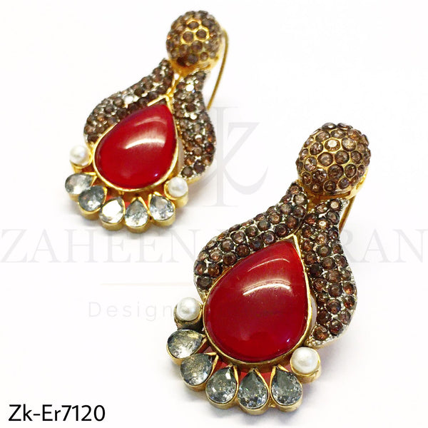 Ruby Champagne Earrings