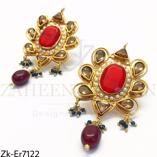 Classic Ruby Earrings