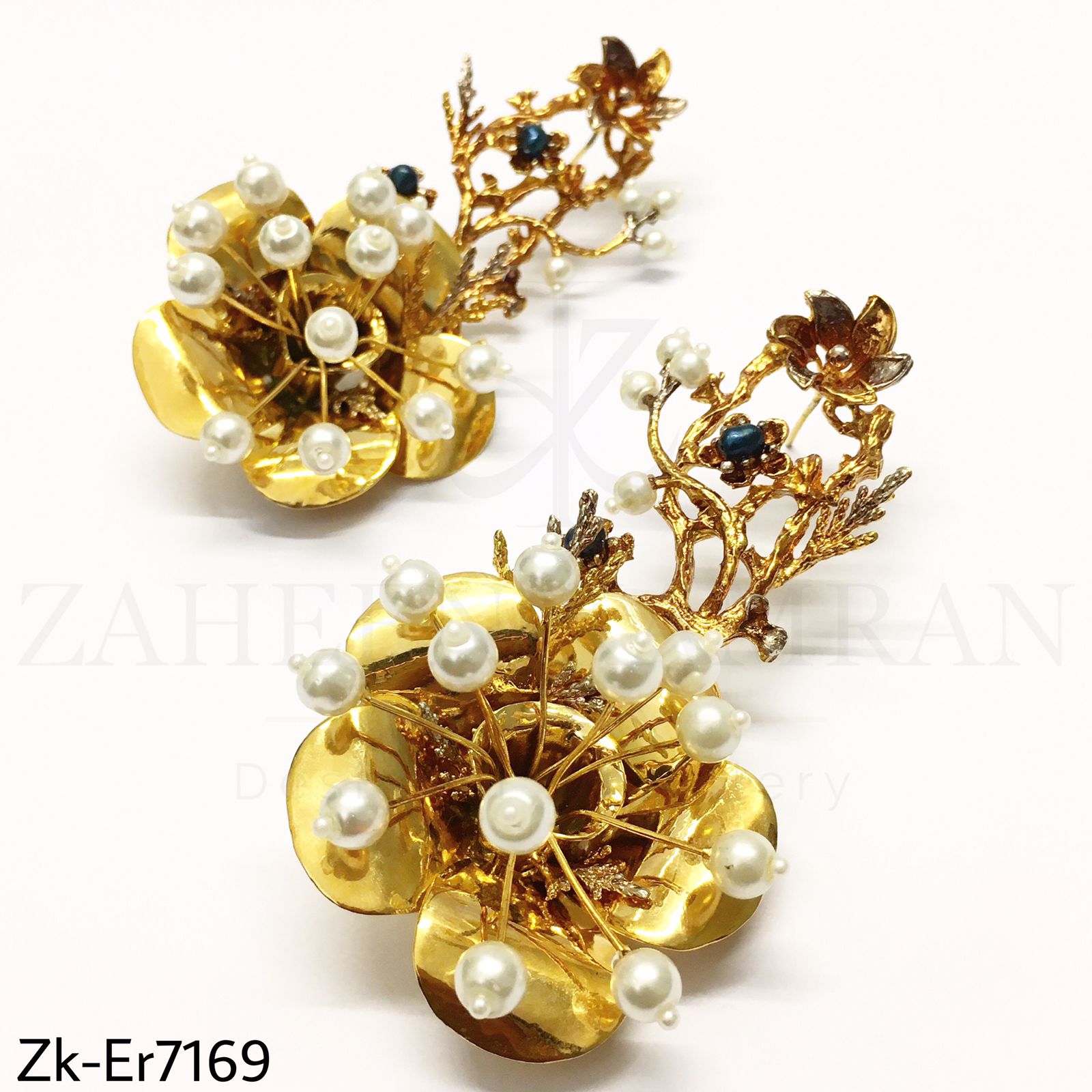 3D Floral Earrings