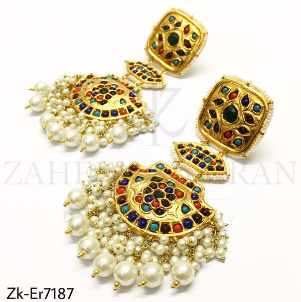 Kundan Thapa Earrings