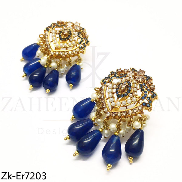 Sapphire Classsic Earrings