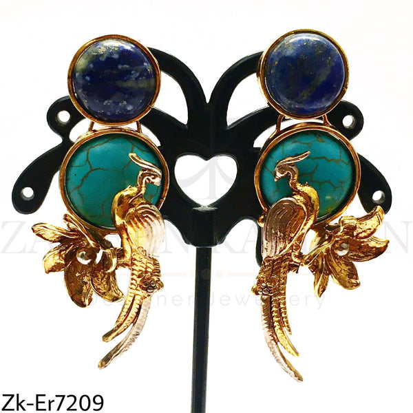 Blue Bird Earrings