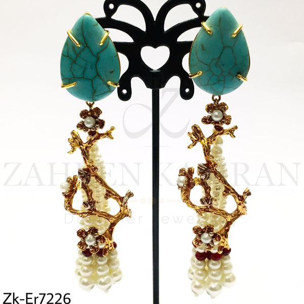 Feroza Hanging Earrings