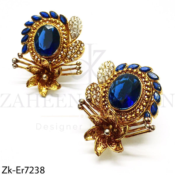 Sapphire Antique Earrings