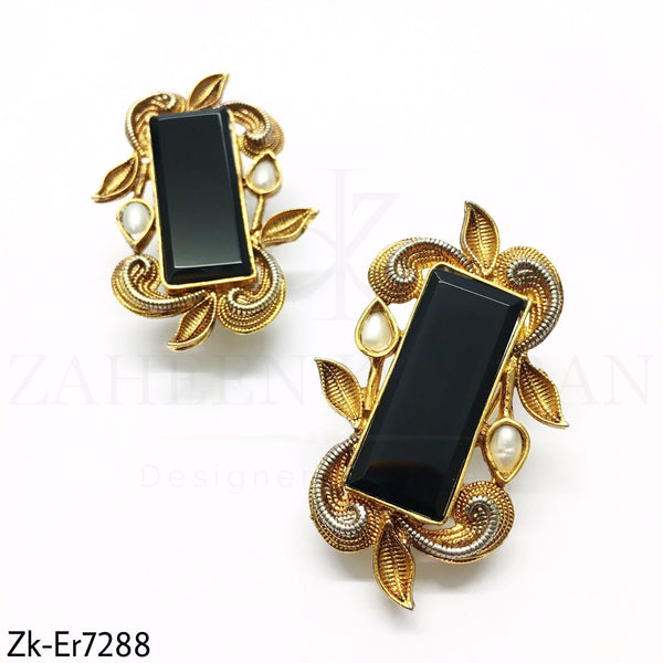 Black Gold Earrings