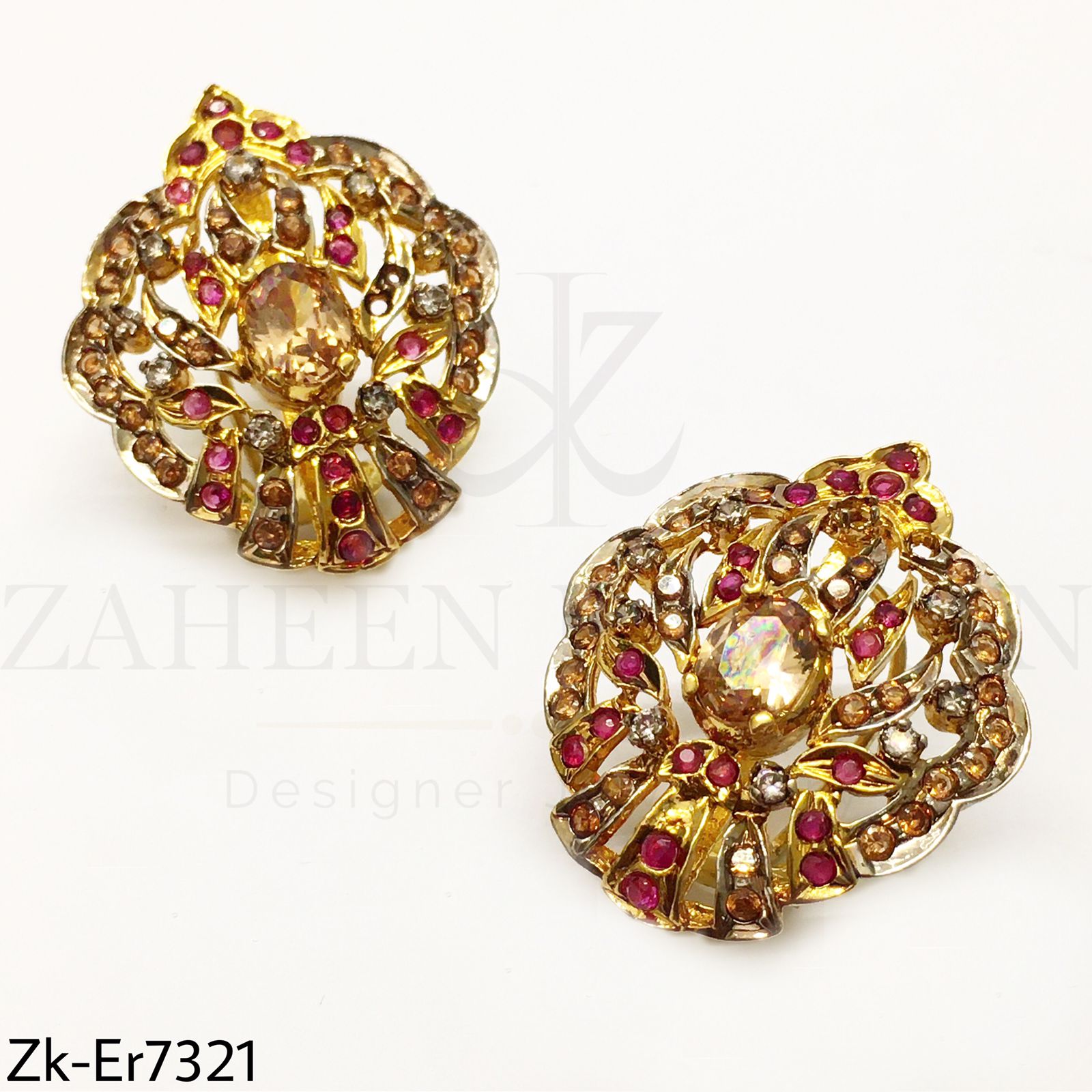 Champagne Trendy Earrings
