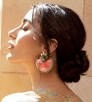 Electric Red Earrings