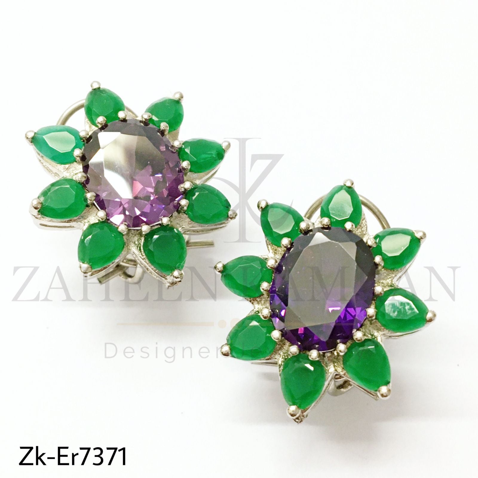 Amethyst studs