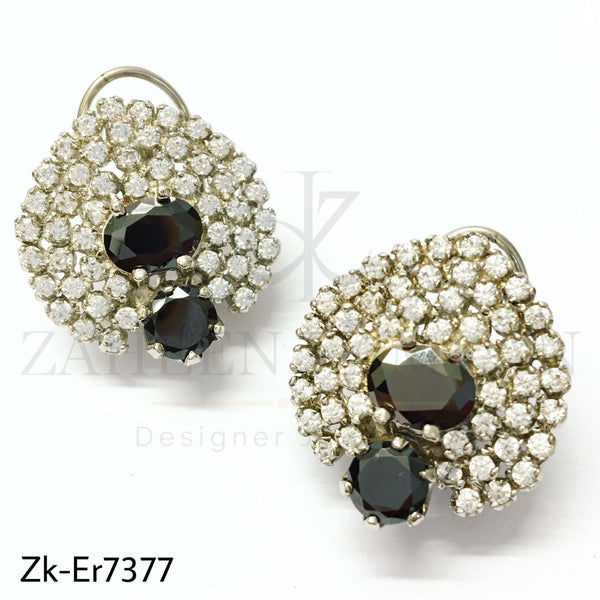 Agate zircons studs