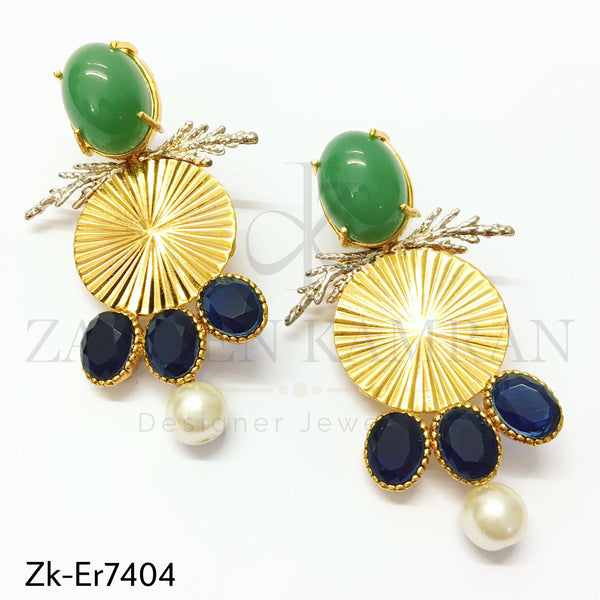 Stylish coin earrings