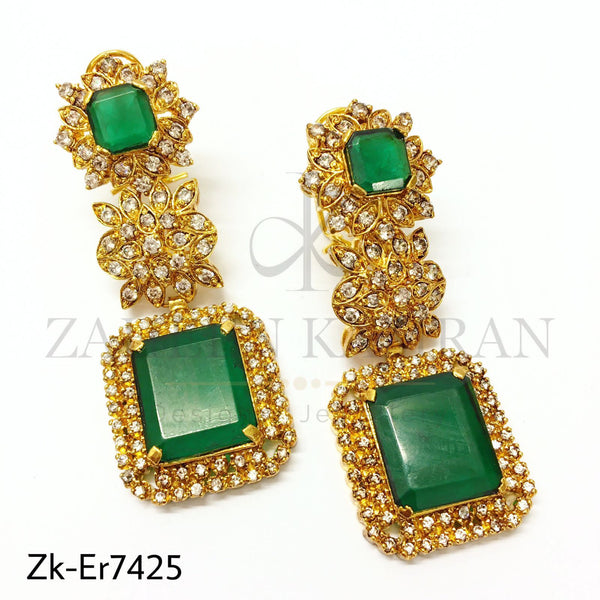 Emerald danglers