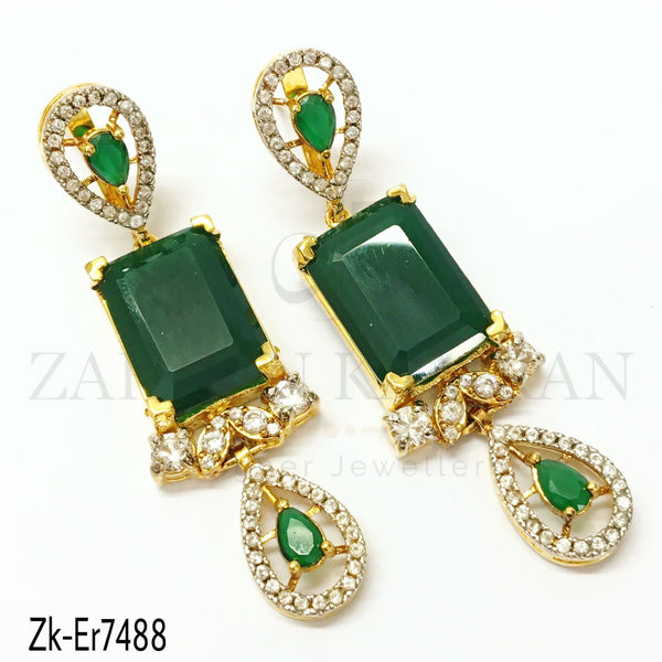 Emerald danglers